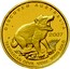 Australia 50 Dollars Tasmanian devil 2007 P Proof KM# 973 DISCOVER AUSTRALIA 2007 TASMANIAN DEVIL 1/2OZ. 9999 GOLD P RV coin reverse