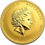 Australia 50 Dollars Year of the Rabbit 2011 KM# 1484 ELIZABETH II AUSTRALIA 1/2 OZ 9999 GOLD 2011 50 DOLLARS coin obverse
