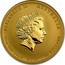 Australia 50 Dollars Year of the Tiger 2010 KM# 1376 ELIZABETH II AUSTRALIA 1/2 OZ 9999 GOLD 2010 50 DOLLARS IRB coin obverse