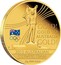 Australia 60 Dollars Olympic Team - Gold to Australia 2012 KM# 1696 GOLD! GOLD TO AUSTRALIA GOLD! 2012 AUSTRALIAN OLYMPIC TEAM 10 G 9999 GOLD P WR coin reverse