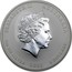 Australia 8 Dollars Year of the Rabbit 2011 KM# 1477 ELIZABETH II AUSTRALIA 5 OZ 999 SILVER 2011 8 DOLLARS IRB coin obverse