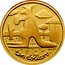 Australia Ten Dollars Kangaroo bounding in grassland 2008 P KM# 1772 TEN DOLLARS coin reverse