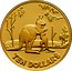 Australia Ten Dollars Rolf Harris Kangaroo 2007 P KM# 851d TEN DOLLARS coin reverse