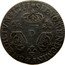 France 1/10 ECU Louis XIV 1711 D KM# 379.4 SIT NOMEN DOMINI BENEDICTVM 1711 D coin reverse
