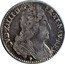 France 1/10 ECU Louis XIV 1711 & KM# 379.24 LVD XIIII D G FR ET NAV REX coin obverse