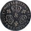 France 1/10 ECU Louis XIV 1711 & KM# 379.24 SIT NOMEN DOMINI BENEDICTVM 1711 & coin reverse