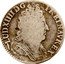France 1/10 ECU Louis XIV 1715 W KM# 379.19 LUD XIIII D G FR ET NAV REX coin obverse