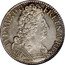 France 1/2 ECU (36 Sols = 6 Deniers) Louis XIV 1710 P KM# 382.14 LVD XIIII D G FR ET NAV REX coin obverse