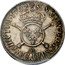 France 1/2 ECU (43 Sols) Louis XIV 1702 AA KM# 325.2 SIT NOMEN DOMINI BENEDICTVM 1702 AA coin reverse