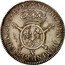 France 1/2 ECU (43 Sols) Louis XIV 1702 X KM# 325.20 SIT NOMEN DOMINI BENEDICTVM 1702 X coin reverse