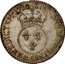 France 1/2 ECU (44 Sols) Louis XV 1716 A KM# 420.1 SIT NOMEN DOMINI BENEDICTVM 1716 A coin reverse