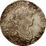 France 1/2 ECU (44 Sols) Louis XV 1716 B KM# 420.2 LVD XV D G FR ET NAV REX coin obverse