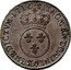 France 1/2 ECU (44 Sols) Louis XV 1716 Numeral 9 KM# 420.22 SIT NOMEN DOMINI 9 BENEDICTVM 1716 coin reverse