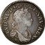 France 1/2 ECU (44 Sols) Louis XV 1716 P KM# 420.15 LVD XV D G FR ET NAV REX coin obverse