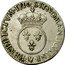 France 1/2 ECU (44 Sols) Louis XV 1716 V KM# 420.18 SIT NOMEN DOMINI BENEDICTVM 1716 V coin reverse