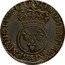 France 1/2 ECU (44 Sols) Louis XV 1717 & KM# 420.23 SIT NOMEN DOMINI BENEDICTVM 1716 & coin reverse