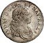 France 1/2 ECU (44 Sols) Louis XV 1719 K KM# 434.4 LVD XV D G FR ET NAV REX coin obverse