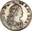 France 1/2 ECU (44 Sols) Louis XV 1719 W KM# 434.10 LUD XV D G FR ET NAV REX coin obverse