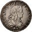 France 1/2 ECU (44 Sols) Louis XV 1721 R KM# 465.9 LUD XV D G FR ET NAV REX coin obverse