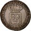 France 1/2 ECU (44 Sols) Louis XV 1721 R KM# 465.9 SIT NOMEN DOMINI R BENEDICTUM 1721 coin reverse