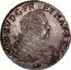 France 1/2 ECU (44 Sols) Louis XV 1725 KM# 478.13 LUD XV D G FR ET NAV REX coin obverse