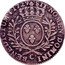 France 1/2 ECU (44 Sols) Louis XV 1729 C KM# 484.5 SIT NOMEN DOMINI T BENEDICTUM 1729 C coin reverse
