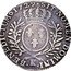 France 1/2 ECU (44 Sols) Louis XV 1729 K KM# 484.10 SIT NOMEN DOMINI K BENEDICTUM 1729 coin reverse