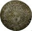 France 1/2 ECU (44 Sols) Louis XV 1730 L KM# 484.11 SIT NOMEN DOMINI L BENEDICTUM 1726 coin reverse