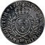 France 1/2 ECU (44 Sols) Louis XV 1740 BB KM# 484.4 SIT NOMEN DOMINI BB BENEDICTUM 1740 coin reverse