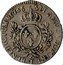 France 1/2 ECU (44 Sols) Louis XV 1766 T KM# 516.19 SIT NOMEN DOMINI T BENEDICTUM 1765 coin reverse