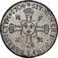 France 1/2 ECU (45 Sols) Louis XIV 1704 E KM# 355.5 SIT NOMEN DOMINI L BENEDICTVM 1704 coin reverse