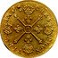 France 1/2 Louis D'or Louis XIV 1704 A KM# 363.1 CHRS REGN VINC IMP A coin reverse