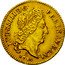 France 1/2 Louis D'or Louis XIV 1710 A KM# 388.1 LVD XIIII D G FR ET NAV REX A 1710 coin obverse