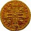 France 1/2 Louis D'or Louis XIIII 1710 & KM# 388.21 CHRS REGN VINC IMP coin reverse