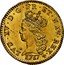 France 1/2 Louis D'or Louis XV 1717 A KM# 429.1 LVD.XV.D.G.FR.ET.NAV.REX 1717 coin obverse