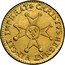 France 1/2 Louis D'or Louis XV 1719 BB KM# 437.2 CHRISTVS REGNAT VINCIT IMPERAT coin reverse