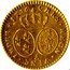 France 1/2 Louis D'or Louis XV 1726 A KM# 488.1 CHRS REGN VINC IMPER 1726 A coin reverse