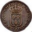France 1/3 ECU Louis XV 1720 Z KM# 457.25 SIT NOMEN DOMINI Z BENEDICTUM 1720 coin reverse