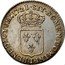 France 1/3 ECU Louis XV 1721 T KM# 457.20 SIT NOMEN DOMINI T BENEDICTUM 1721 coin reverse