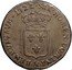 France 1/3 ECU Louis XV 1722 & KM# 457.27 SIT NOMEN DOMINI BENEDICTUM 1722 & coin reverse