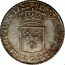 France 1/3 ECU Louis XV 1722 G KM# 457.8 SIT NOMEN DOMINI G BENEDICTUM 1722 coin reverse