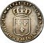 France 1/3 ECU (Louis XV) KM# 457.2 SIT NOMEN DOMINI AA BENEDICTUM 1721 coin reverse