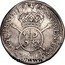 France 1/4 ECU Louis XIV 1702 Z KM# 343 SIT NOMEN DOMINI BENEDICTVM 1702 Z coin reverse