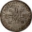 France ECU Louis XIV 1704 X KM# 360.21 SIT NOMEN DOMINI BENEDICTVM X 1704 coin reverse