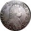 France ECU Louis XV 1717 Numeral 9 KM# 414.25 LVD XV D G FR ET NAV REX coin obverse