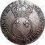 France ECU Louis XV 1717 Numeral 9 KM# 414.25 SIT NOMEN DOMINI 9 BENEDICTVM 1716 coin reverse