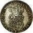 France ECU Louis XV 1718 E KM# 435.7 SIT NOMEN DOMINI E BENEDICTVM 1718 coin reverse