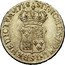 France ECU Louis XV 1718 S KM# 435.19 SIT NOMEN DOMINI S BENEDICTVM 1718 coin reverse