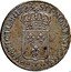 France ECU Louis XV 1723 T KM# 459.19 SIT NOMEN DOMINI T BENEDICTUM 1723 coin reverse