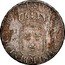 France ECU Louis XV 1724 M KM# 459.12 SIT NOMEN DOMINI M BENEDICTUM 1724 coin reverse